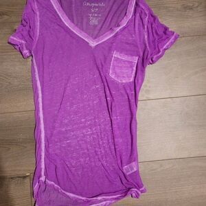 ~ women’s thin Purple Aeropostale see through shirt